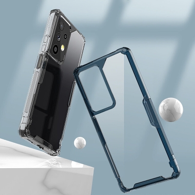 Picture of Samsung Galaxy A53 5G Phone Cases Transparent TPU + PC Silicone Clear Shockproof Back Cover