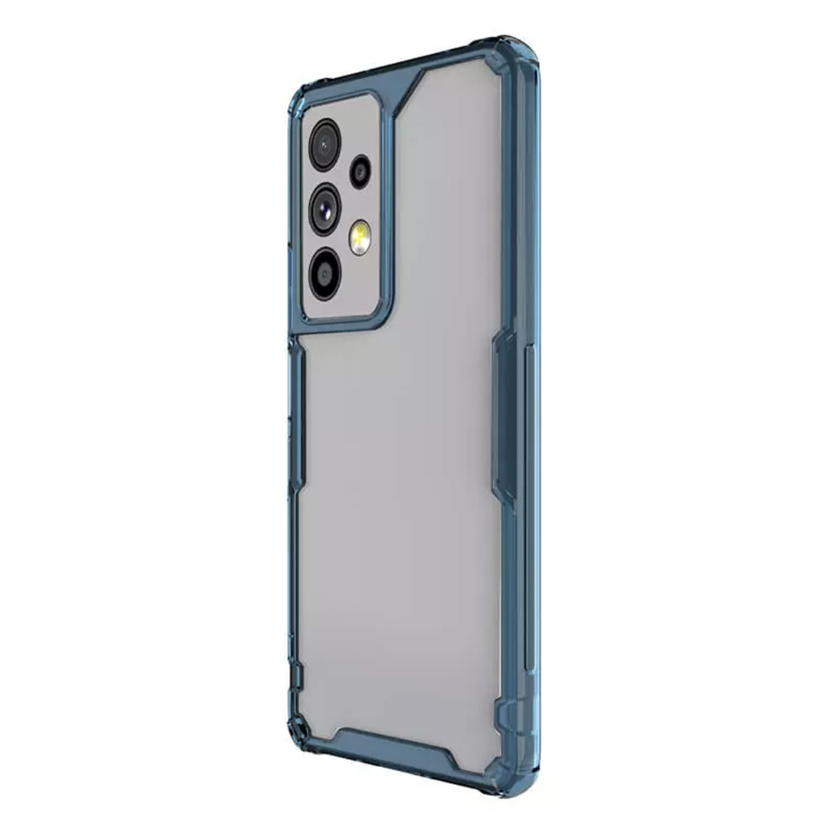 Picture of Samsung Galaxy A53 5G Phone Cases Transparent TPU + PC Silicone Clear Shockproof Back Cover