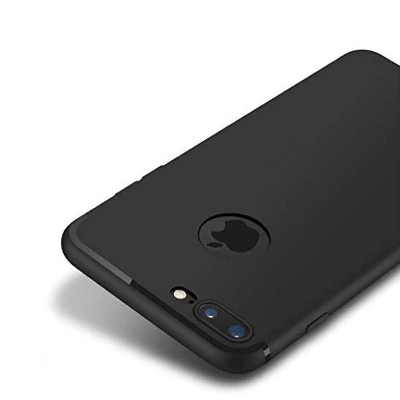 Picture of For iPhone 7 Plus / 8 Plus Premium Silicone Matte Soft Phone Case - Black - Phone