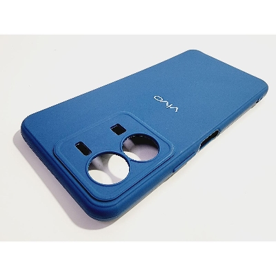 Picture of For Vivo Y35 Case Liquid Silicone Matte Shockproof Camera Protiction Soft Phone Cover