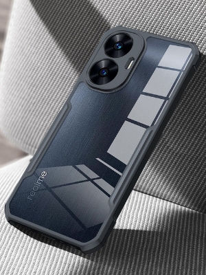 Picture of For Xundd Phone Case For Realme C55 Airbags Bumper Shockproof Bumper Shell Camera Full Protection TPU+PC Back Transperant Cover