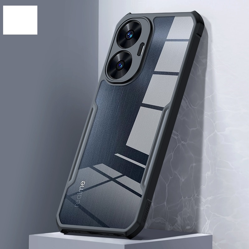 Picture of For Xundd Phone Case For Realme C55 Airbags Bumper Shockproof Bumper Shell Camera Full Protection TPU+PC Back Transperant Cover