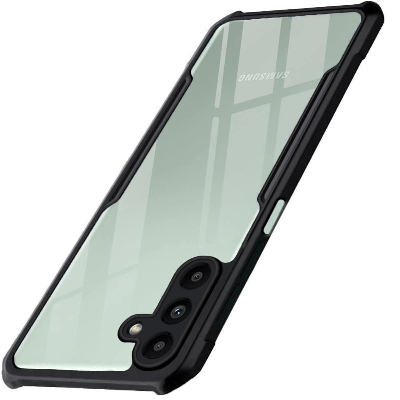 Picture of For Samsung Galaxy A13 5G / Samsung Galaxy A04S Edge-Reinforced Shockproof Cushion Back Clear Hybrid Transparent Hard Cover Casing