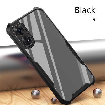 Picture of OPPO Reno 8T 4G Hard Case Clear All-inclusive 4 Sides TPU Reinforced Back Cover