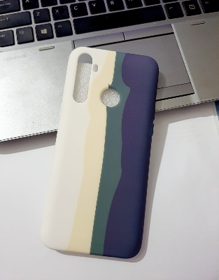 Picture of Redmii note 8 Luxury Shockproof Liquid Silicone Back case Cover