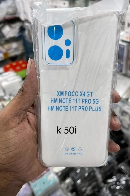 Picture of Case Poco X4 GT / K50i /Note 11T Pro 5G / Redmi Note 11T Pro Plus Back Cover Shockproof Back Cover Case Luxury Transparent Clear Hard Back Case Poco X4 GT / K50i /Note 11T Pro 5G / Redmi Note 11T Pro Plus  Beatle Series Lens Protection