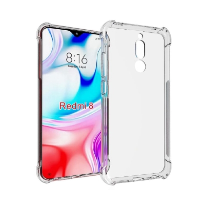 Picture of For Xiaomi Redmi 8 Soft Silicone Transparent Plating Case - High Quality Case / Back Cover