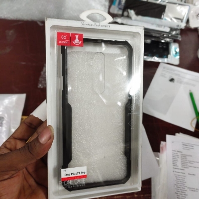 Picture of OnePlus 7T Pro is Junad Protected Cover Cover Case Shockproof Airbag Bump Soft Back Transparent