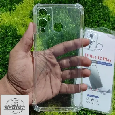 Picture of Infinix Hot 12 Play Clear Cover Soft Thin Anti-Scratches Crystal Case