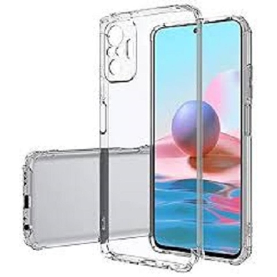 Picture of For Redmi Note 10 / Redmi Note 10s 4G shockproof Transparent liquid Cristal clear long time useable soft premium protective back cover