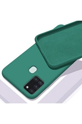 Picture of For Samsung Galaxy A21s Luxury Soft Silicon Shakproof Bumper Protective Premium Back Cover