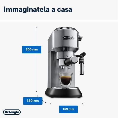 Picture of DeLonghi EC685.M Dedica Style Pump Espresso Coffee Machine