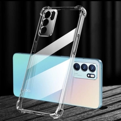 Picture of Oppo Reno 6 (5G) Soft Silicone Transparent Back Cover Full Protection Shock Proof/ Break Proof Reno 6 (5G) Phone Case For Oppo. - Camera