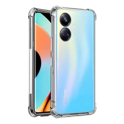 Picture of For Oppo Realme 10 Pro Plus - IMPT Premium Silicone Case Crystal Clear Soft Transparent Flexible Protective Mobile Phone Back Cover