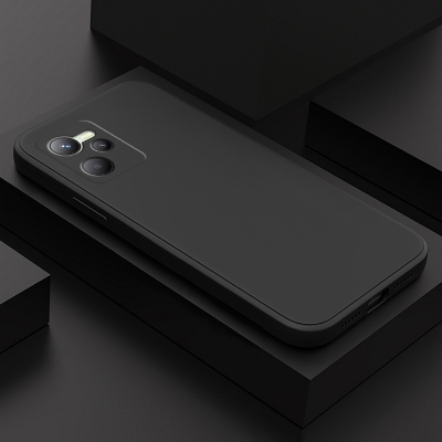 Picture of For Realme C35 / Realme Narzo 50A Liquid Silicone Soft Gel Rubber Shockproof Cover