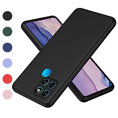 Picture of for Infinix Smart 6 Back Cover Simple Multicolor Fashion Case Camera Protection Soft Silicone TPU Phone Case