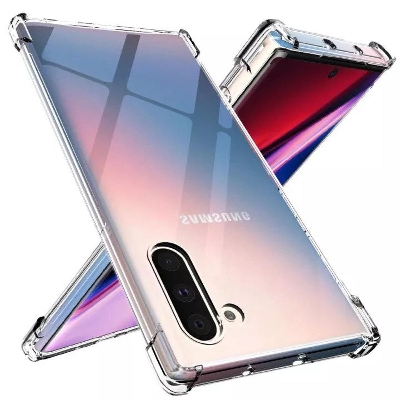 Picture of Samsung Galaxy Note 10 Premium Silicone Case Crystal Clear Soft TPU Ultra-Thin Transparent Flexible Protective Mobile Phone Back Cover