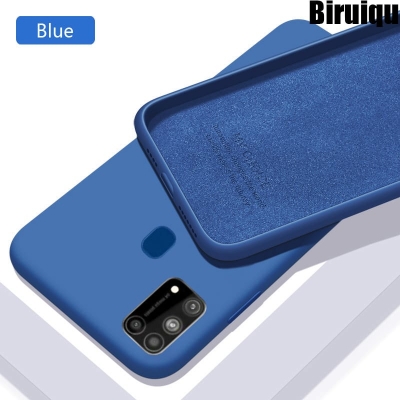 Picture of Silicone Case For Samsung Galaxy M31 / M31 Prime - Luxury Soft Flexible Premium Shockproof Camera Bumper Protective Stylish Silicon Back Cover