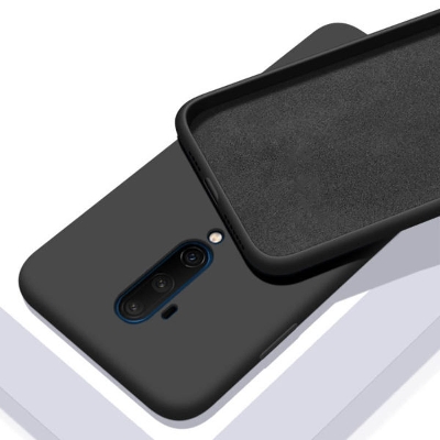 Picture of OnePlus 7T Pro Soft Silicone Case Back Cover with Camera Protector