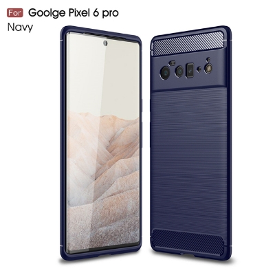 Picture of For Google Pixel 6 Pro Case Carbon fiber drawing Soft Silicon Back Cover for Google Pixel6 Pro Phone cases