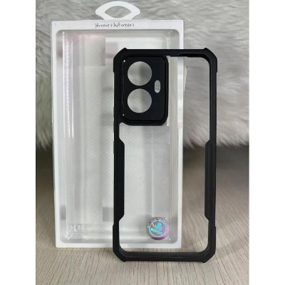 Picture of For Itel Vision 5 Plus / ITel S18 Pro Edge-Reinforced Shockproof Cushion Back Clear Hybrid Transparent Hard Cover Casing