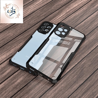 Picture of For Samsung Galaxy A13 4G Edge-Reinforced Shockproof Cushion Back Clear Hybrid Transparent Hard Cover Casing