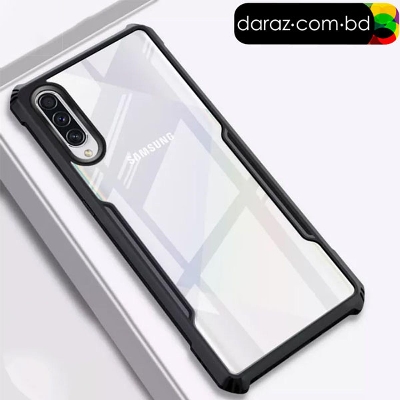 Picture of For Samsung Galaxy A70 / A70S Shockproof TPU Bumper Hard Clear Acrylic Mobile Phone Case For Samsung A70 Back Cover