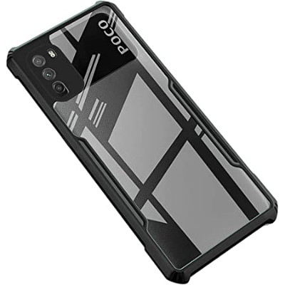 Picture of For Xiaomi Poco M3 Shockproof TPU Bumper Clear Acrylic Mobile Phone Case For Poco M3 Back Cover - Phone - Phone Back Cover