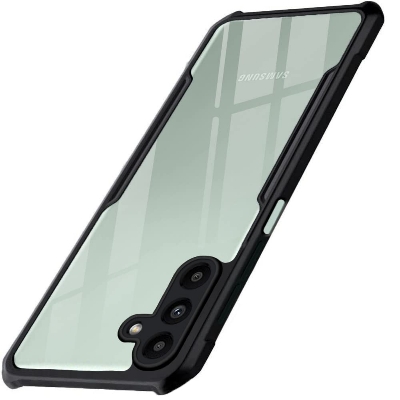 Picture of For Samsung Galaxy A13 5G / Samsung Galaxy A04S Edge-Reinforced Shockproof Cushion Back Clear Hybrid Transparent Hard Cover Casing