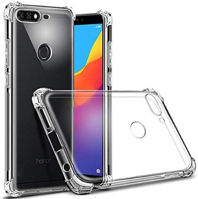 Picture of Huawei Y7 Prime 2018 Shockproof Soft Transparent TPU case Cover Premium Silicone Case Crystal Clear Soft TPU Ultra-Thin Transparent Flexible Protective Mobile Phone Back Cover