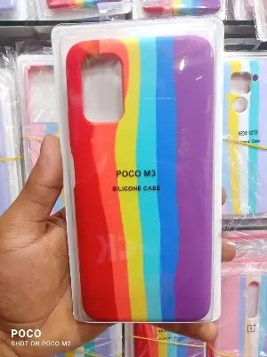 Picture of Poco M3 Luxury Shockproof Liquid Silicone Back Case Cover - Camera - Phone Back Cover - Redmi Note 11 Back Cover