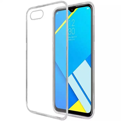 Picture of Oppo A1K / Realme C2 Premium Silicone TPU Ultra-Thin Transparent Flexible Protective Mobile Phone Back Cover