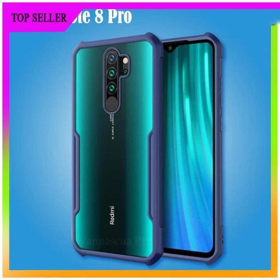 Picture of For Xiaomi Redmi Note 8 Pro Edge-Reinforced Shockproof Cushion Back Clear Hybrid Transparent Hard Cover Casing