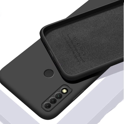 Picture of Tecno Spark 4 / Tecno Camon 12 Shild Case Liquid Silicone Shockproof Soft Case For Tecno Spark 4 Back Cover