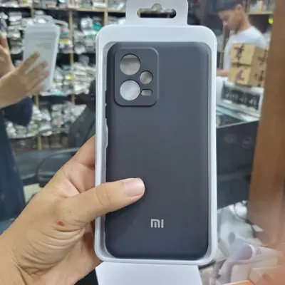 Picture of Xiaomi Redmi Note 12 Pro 5G Back Cover Silicon Case Soft Premium Quality Longlasting Usable Xiaomi Redmi Note 12 Pro 5G Back Case With Glossy Silicon Silky Touch Finised With Camera Protection