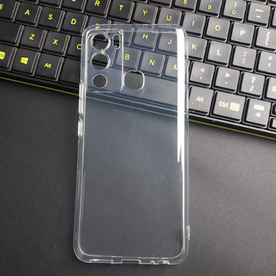 Picture of Infinix Hot 12i Clear Cover Soft Thin Anti-Scratches Crystal Case(Transparent)