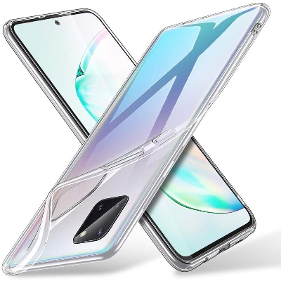 Picture of Samsung Galaxy A81/Note 10 Lite/M60s Premium Silicone Case Crystal Clear Soft TPU Ultra-Thin Transparent Flexible Protective Mobile Phone Back Cover