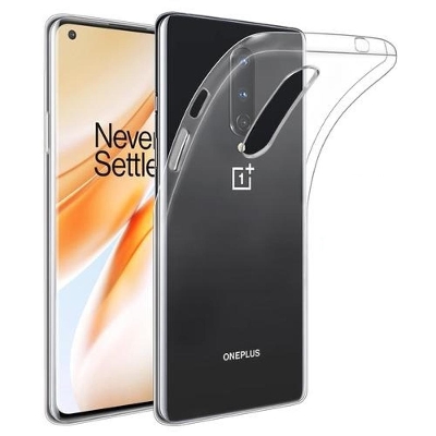 Picture of OnePlus 8 Clear Case Soft Silicone Transparent Back Cover - Phone Back Cover
