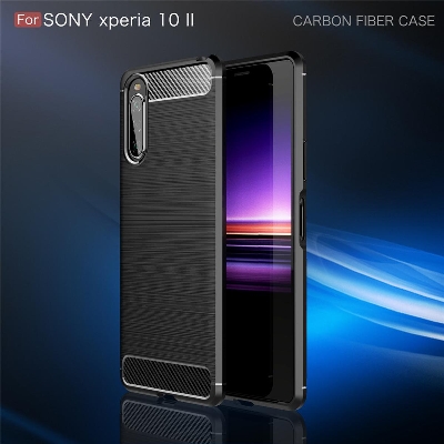 Picture of Sony Xperia 10 II Premium Silicone Case Crystal Clear Soft TPU Ultra-Thin Transparent Flexible Protective Mobile Phone Back Cover
