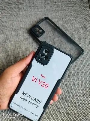 Picture of For Vivo V20 Transparent Back Case Xundd Hard Phone Cover Case