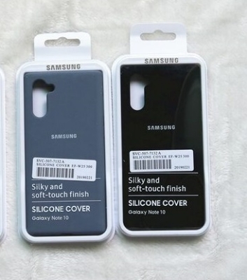 Picture of Samsung Galaxy note10/note10plus/note10lite Liquid Silicone Case Silky Soft-Touch Finish Back Protective Cover