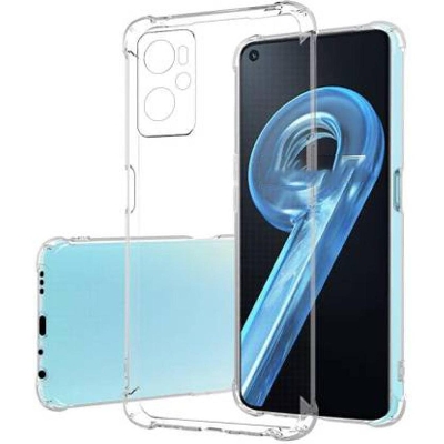 Picture of Oppo Realme 9i - Transparent Silica Gel Matte ShockProof Slim Thin Back Cover Phone Case With Bumper