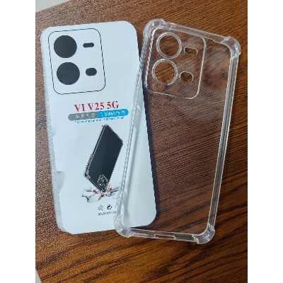 Picture of transparent back cover for vivo V25 5G back cover mobile phone