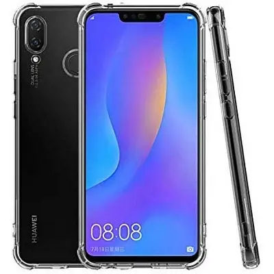 Picture of Huawei Nova 3i Premium Silicone Case Crystal Clear Soft TPU Ultra-Thin Transparent Flexible Protective Mobile Phone Back Cover
