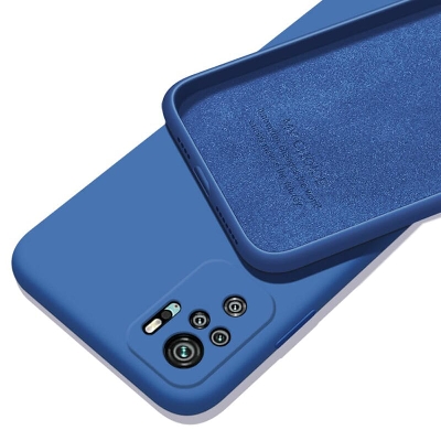 Picture of For Redmi Note 10 / Note 10S Back Cover Shock Proof Matte Soft Silicon Flexible Back Case Cover - Redmi Note 11 Back Cover