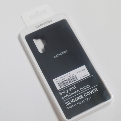 Picture of Silicone Case For Samsung Galaxy Note 10 Plus / 10 pro - Luxury Soft Premium Silicone Shockproof Camera Bumper Protective Trendy Stylish Silicon Back Cover