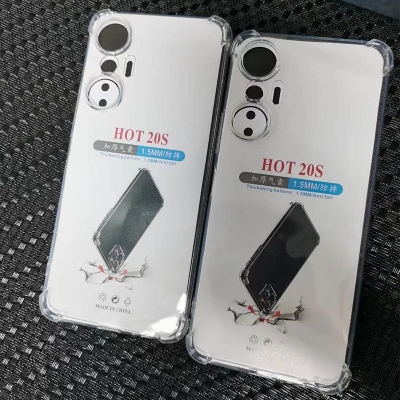 Picture of Infinix Hot 20s, X6827 Clear Cover Soft Thin Anti-Scratches Crystal Case