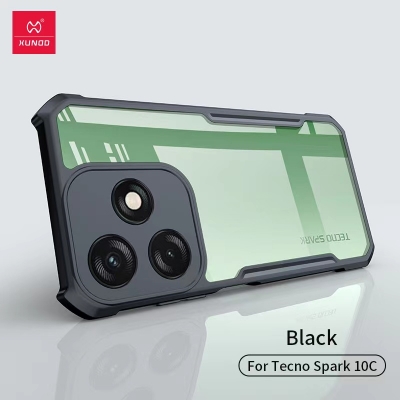 Picture of Tecno Spark 10c / Tecno Spark 10 Back Cover ShockProof Airbinger Longlasting Clear Transparent Hard Case With Camera Bump Protection Tecno Spark 10c / Spark 10