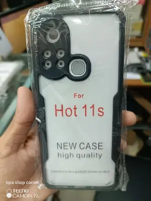 Picture of For Infinix Hot 11s, X6812 Shockproof Bumper Back Cover