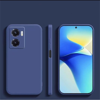 Picture of Silicone Case For Vivo Y16 / Y02S - Luxury Soft Premium Shockproof Camera Bumper Protective Trendy Stylish Silicon Back Cover